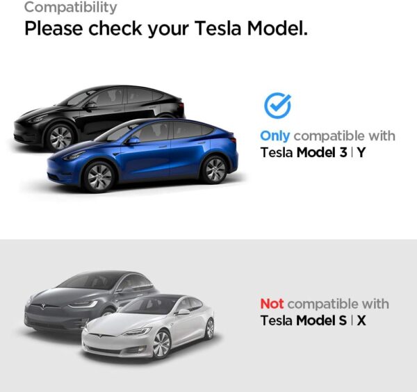 Spigen Tempered Glass Screen Protector [GlasTR EZ FIT] Designed for Tesla Model 3 / Tesla Model Y - Image 8
